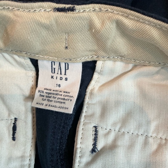 GAP Kid’s Blue Flat Front Shorts Size 16 - Picture 5 of 6